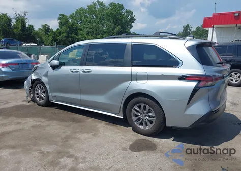 2021 Toyota Sienna Le из США, поврежденный, VIN 5TDKRKEC9MS030856